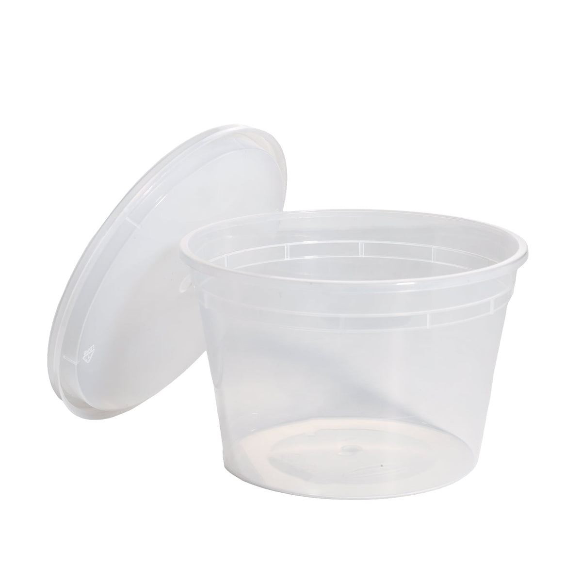 (4 pack) Mainstays Plastic Deli Containers, 40 Pieces, 16 oz, Meal Prep and Batch Cooking