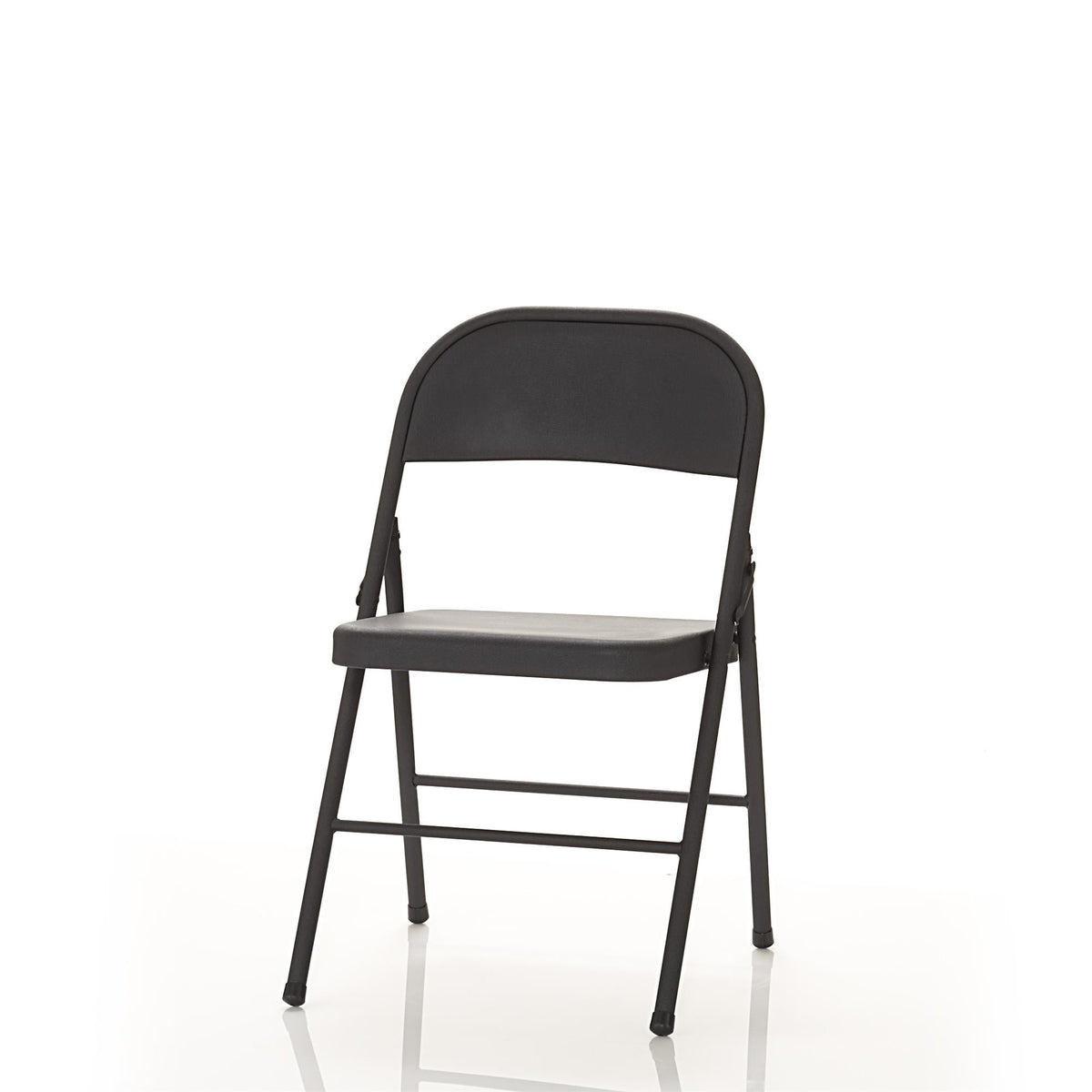 (8 pack) Mainstays Steel Folding Chair, Black, Set of 4