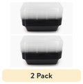 (2 pack) Mainstays 30-Piece (15 Containers + 15 Lids) Meal Prep, BPA-Free, Microwave and Dishwasher Safe