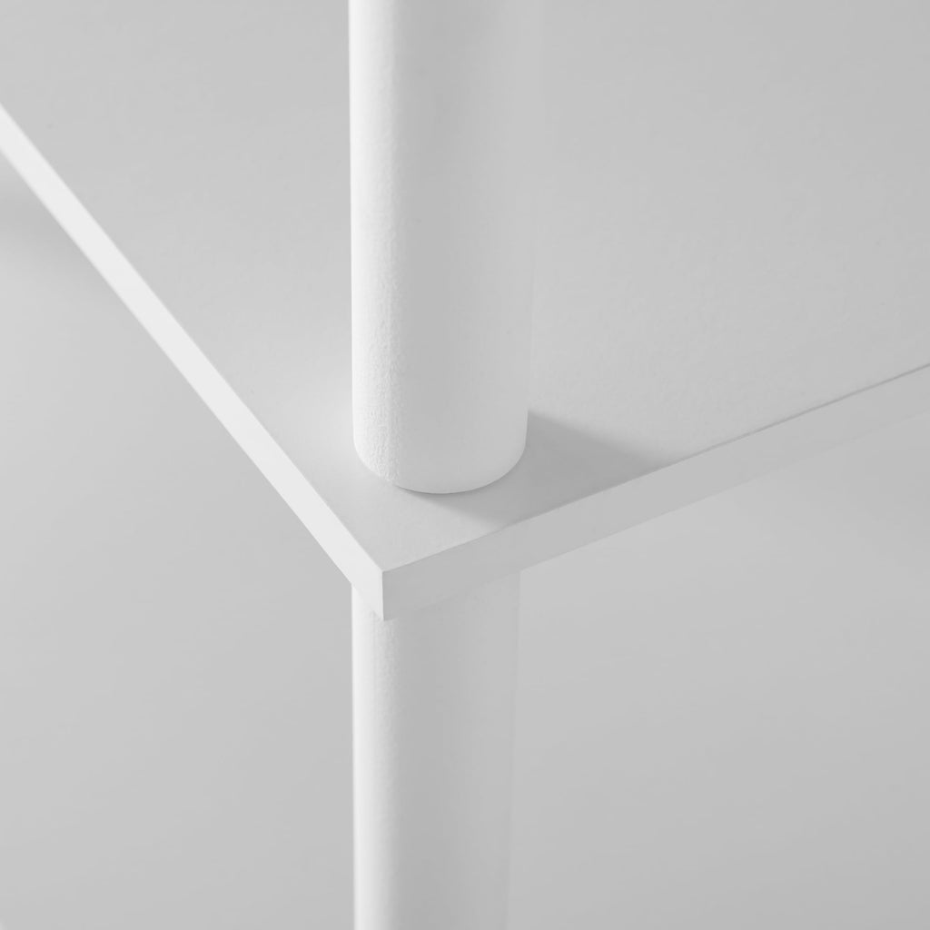 Mainstays No Tools 4-Shelf Bookcase, White
