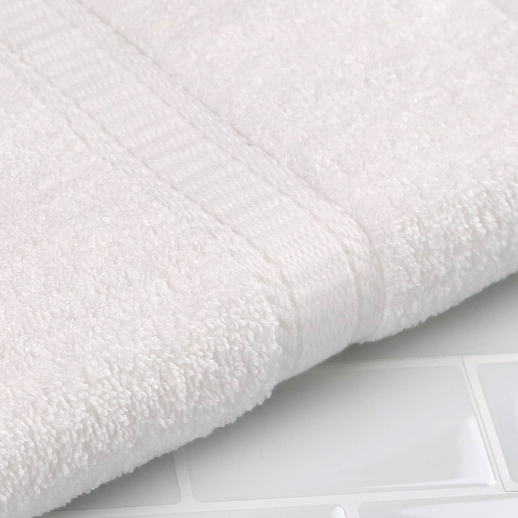 (6 pack) Mainstays Basic Bath Sheet, 100% Cotton, White