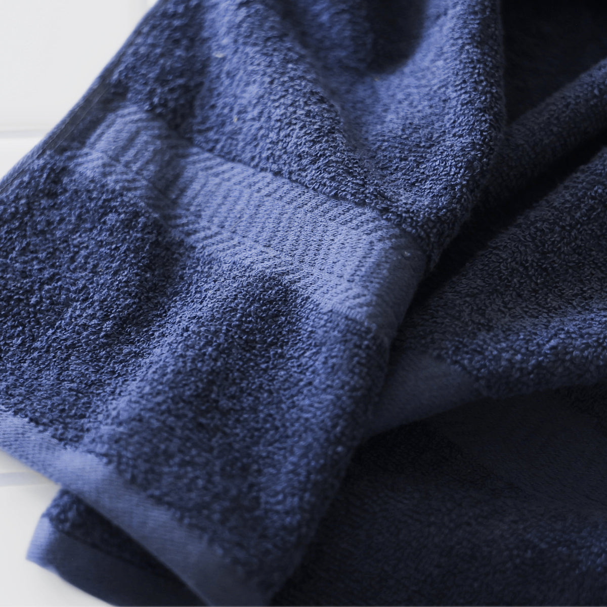 Mainstays 18-Piece 100% Cotton Towel Set, Navy, 4 Bath Towels, 4 Hand Towels, 10 Washcloths