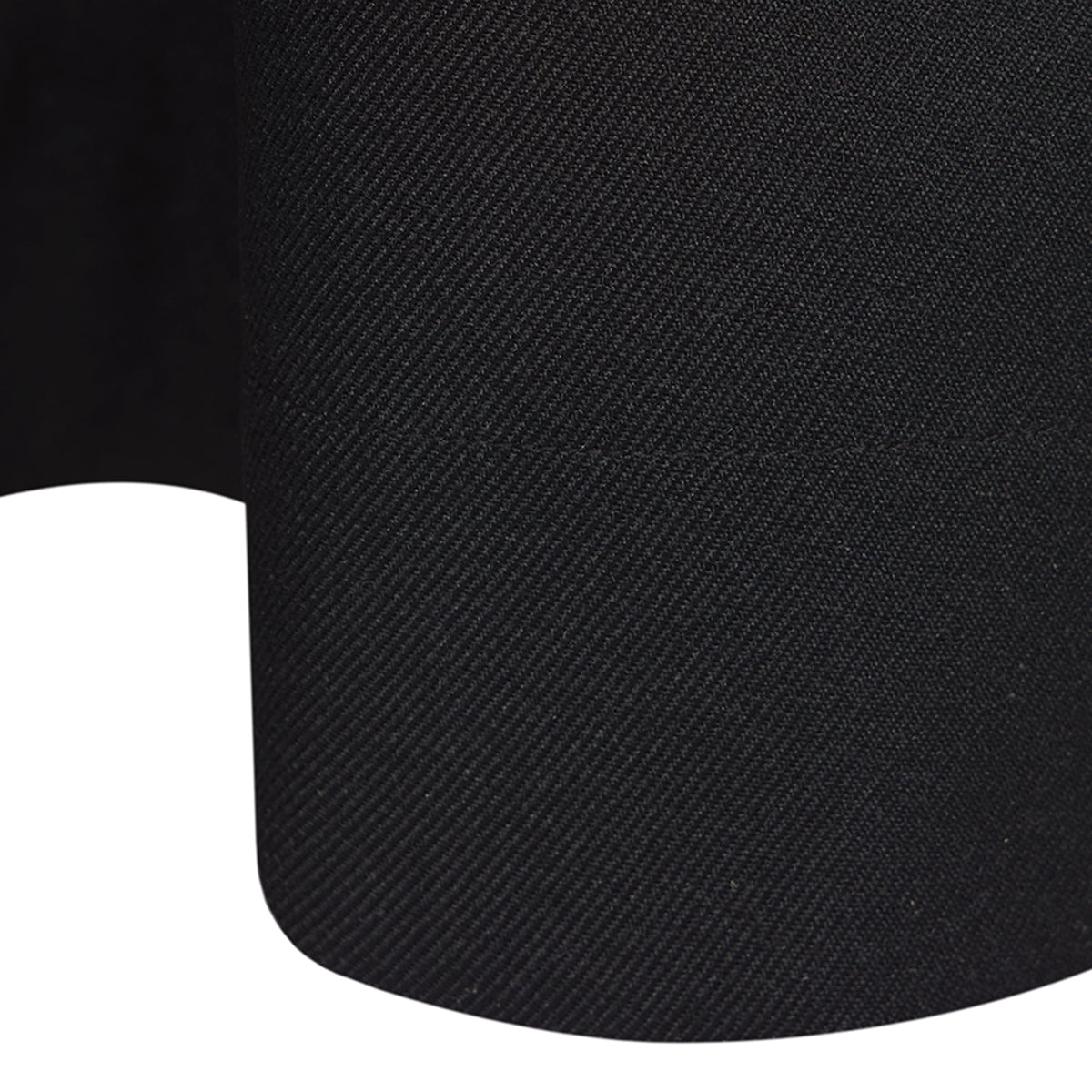 Mainstays Solid Black Blackout Curtain Panel Set with Back Tabs - 4 Pack, 30" x 63"