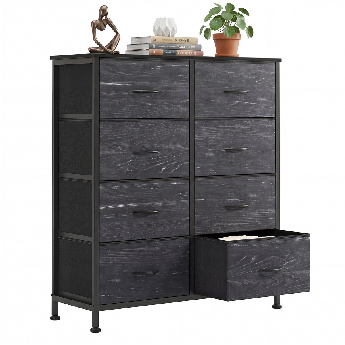 Pillar Home 8-Drawer Fabric Dresser Storage Chest