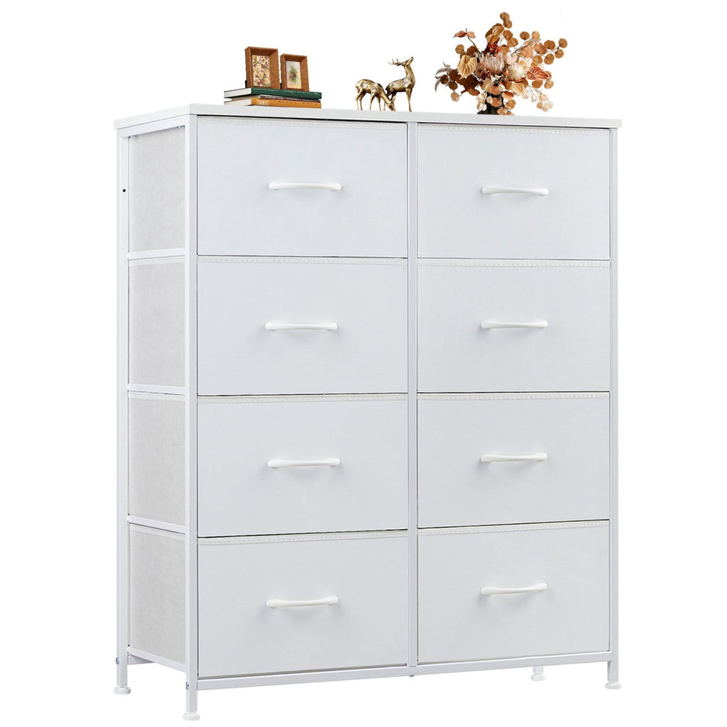 Pillar Home 8-Drawer Fabric Dresser Storage Chest