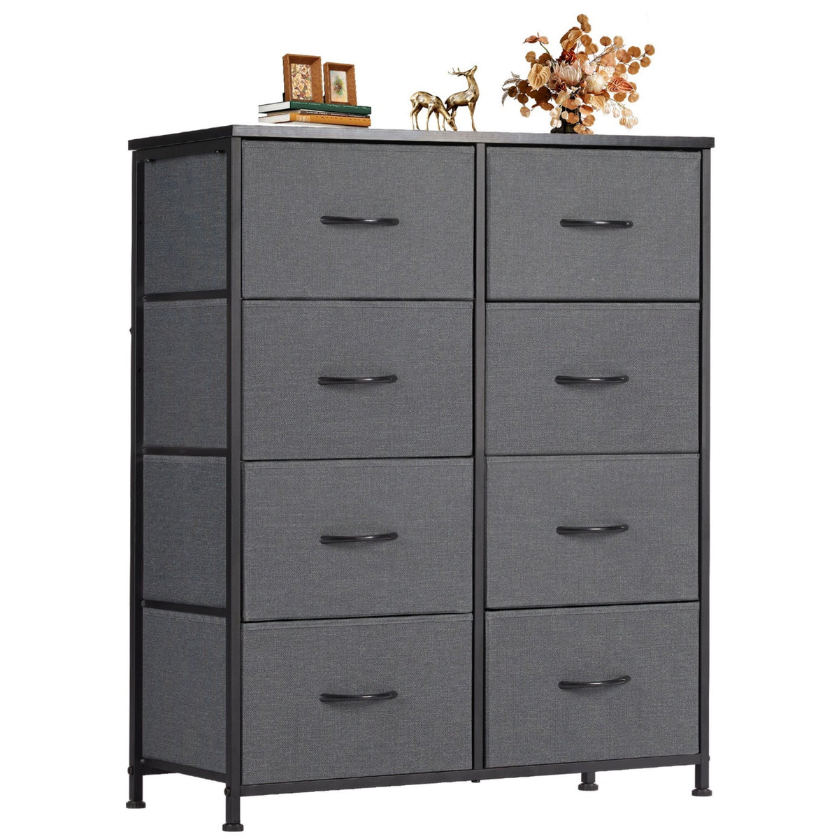 Pillar Home 8-Drawer Fabric Dresser Storage Chest