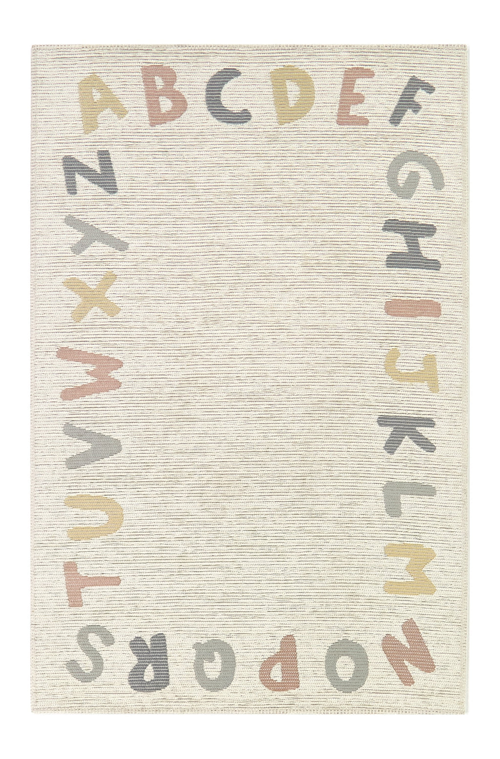 Mainstays Alphabet Indoor Area Rug, 3 ft x 4 ft 8 in