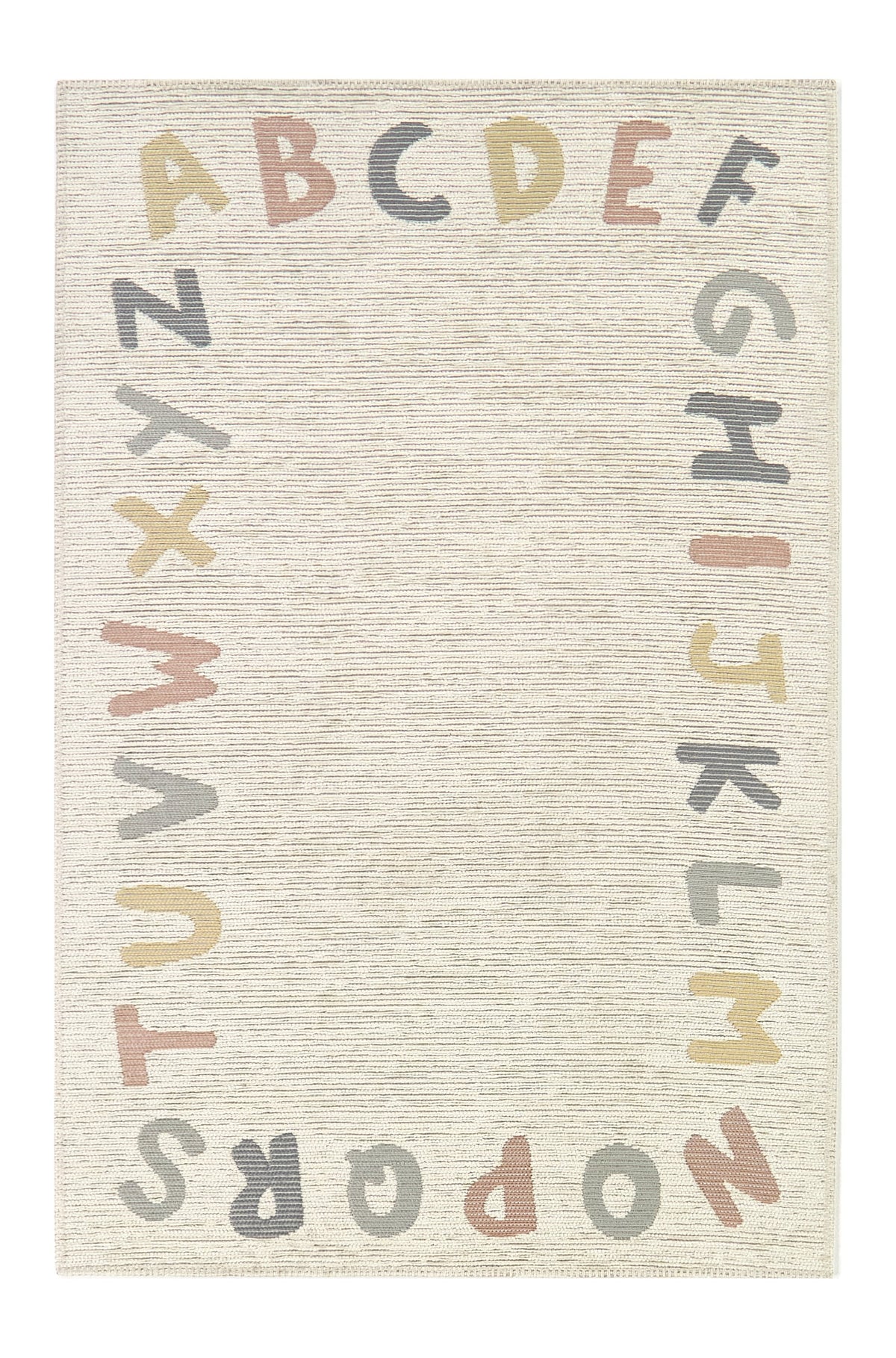 Mainstays Alphabet Indoor Area Rug, 3 ft x 4 ft 8 in