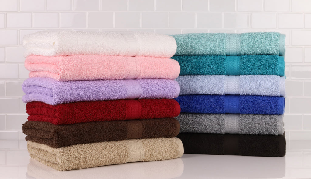 (6 pack) Mainstays Basic Bath Sheet, 100% Cotton, White