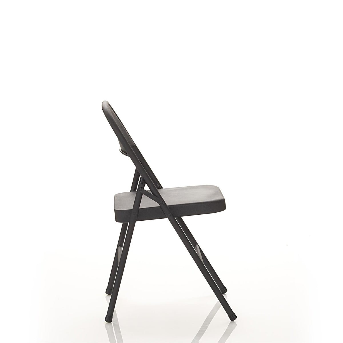 (8 pack) Mainstays Steel Folding Chair, Black, Set of 4