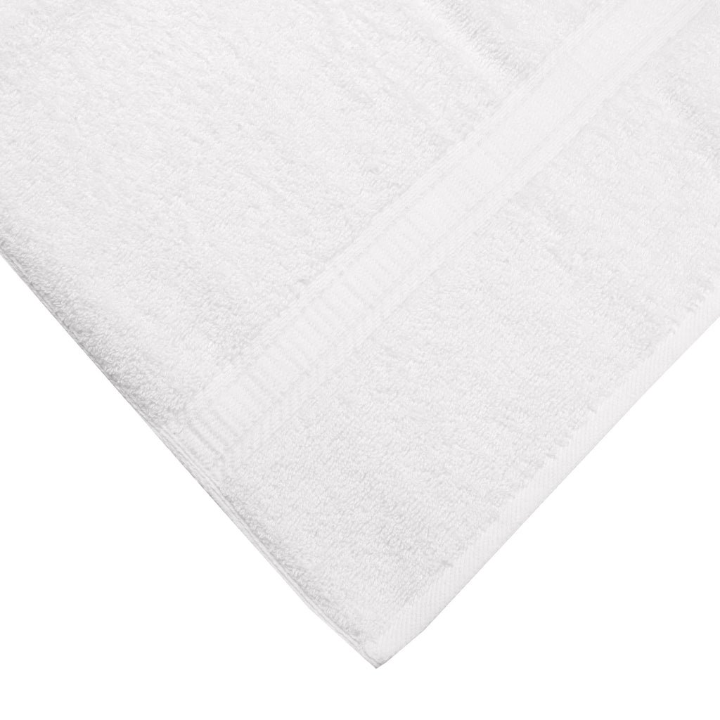 (6 pack) Mainstays Basic Bath Sheet, 100% Cotton, White