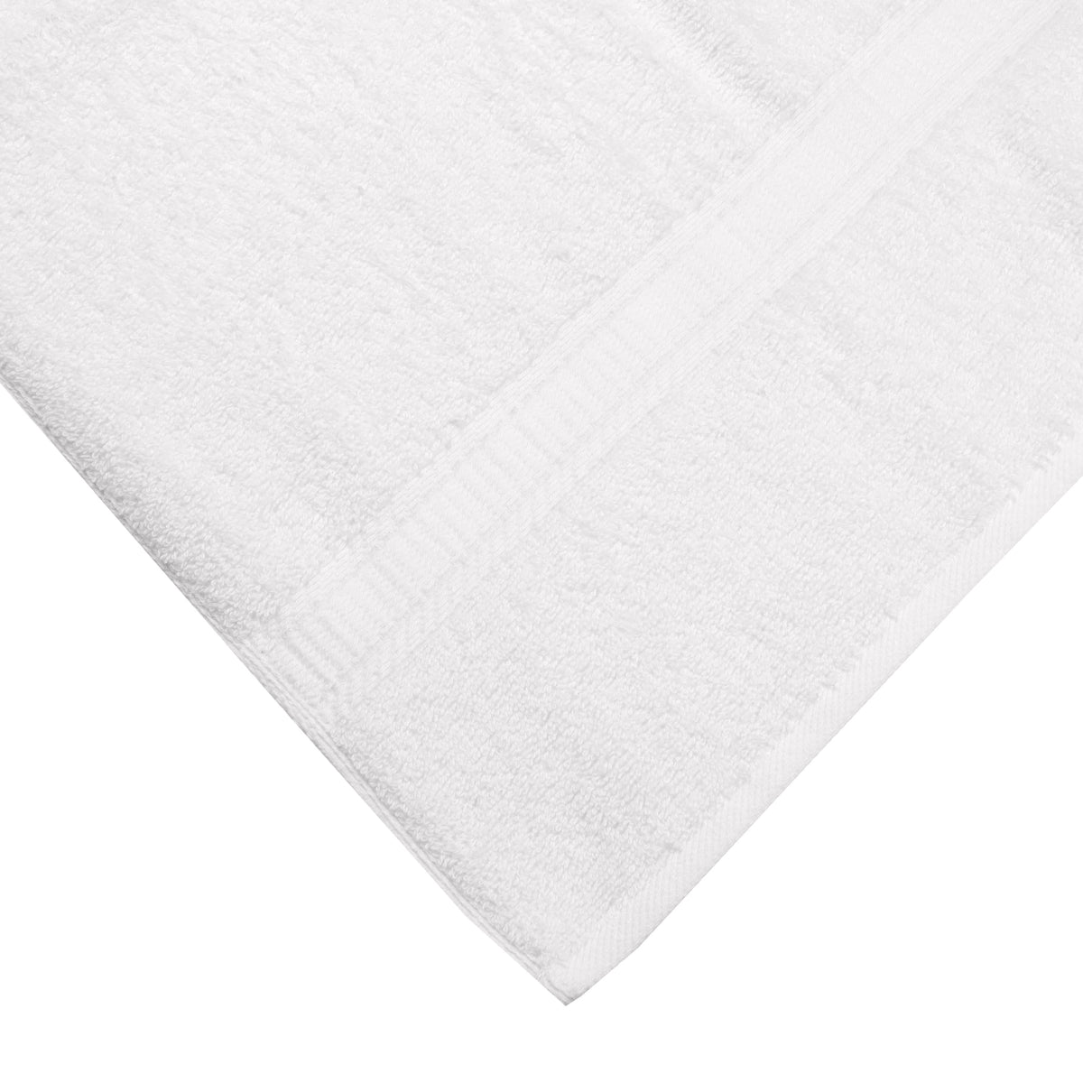 (6 pack) Mainstays Basic Bath Sheet, 100% Cotton, White